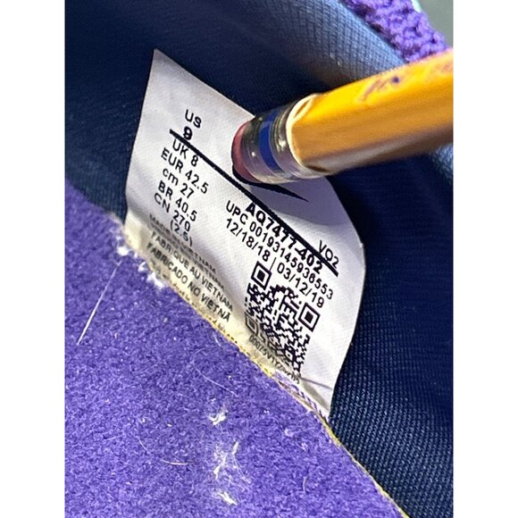 RARE Nike Air Max Janoski 2 SB Light Armory Blue Skateboarding Shoes Size 9 - Picture 9 of 9